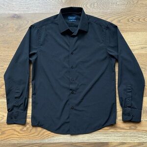 Nautica Men's Classic Black Dress Shirt